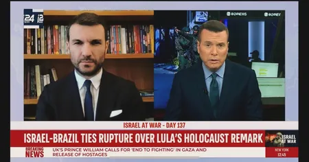 i24 News — relações Brasil-Israel